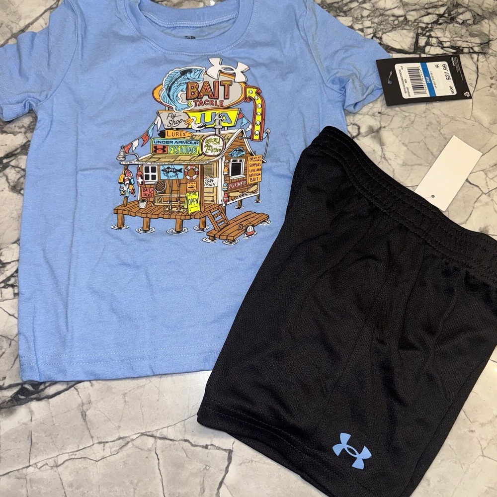 Under Armour Baby Boys 24 Months Bait Tackle Outfit Fish Set NEW